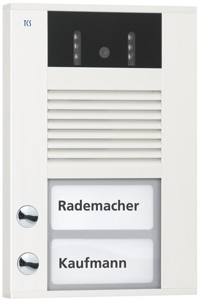 Actual product image TCS Video colour front-door station 2push 1row surface mount ws AVD14