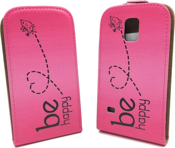 Actual product image König Design Mobile Phone Case for Samsung Galaxy S5 Active Protective Wallet Cover 360 Case Pink (Samsung Galaxy S5 Active)