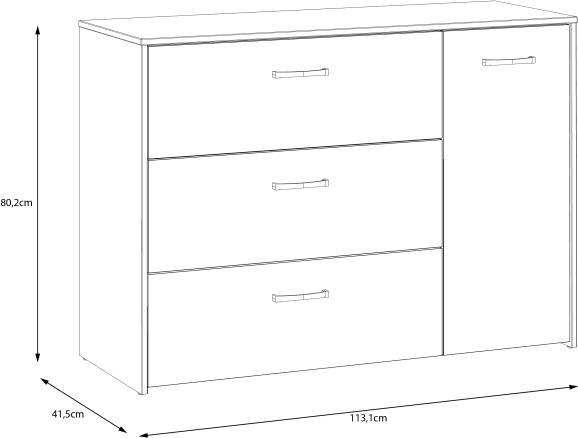 Image du produit Forte Paldiski (113 x 41.50 x 80.50 cm)