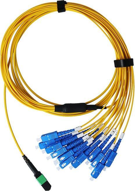 Produktbild BlueOptics LWL MTP/8xSC Duplex Breakout Kabel G.657.A1 Singlemode 3 Meter (3 m)