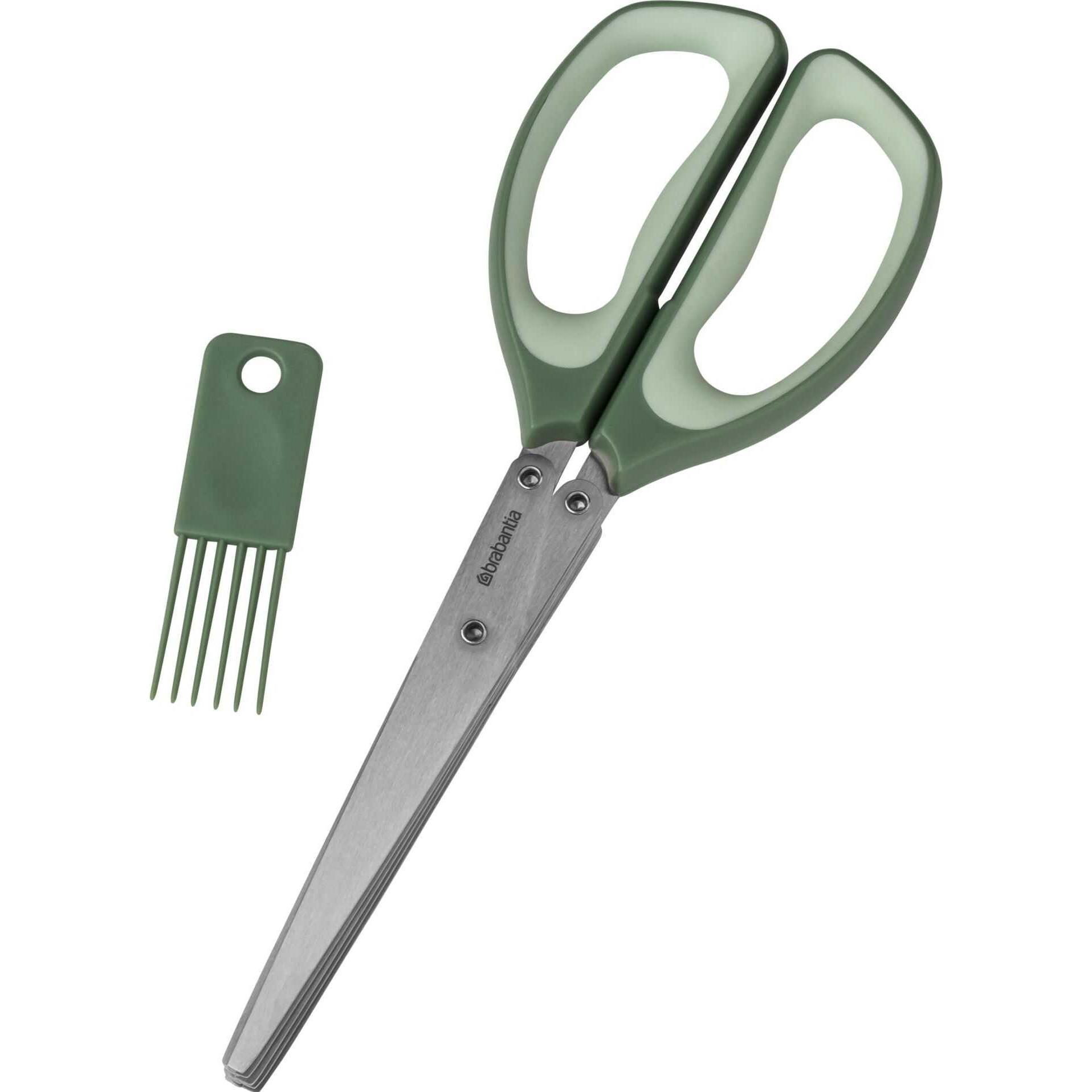 Brabantia Kräuterschere, Küchenschere, Grün