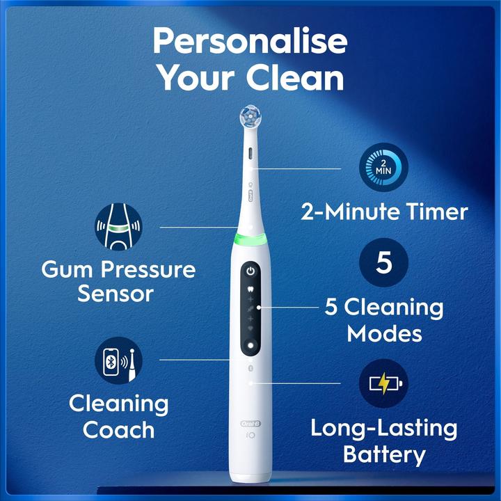 Productafbeelding Oral-B iO5 Electric toothbrush, white + travel case
