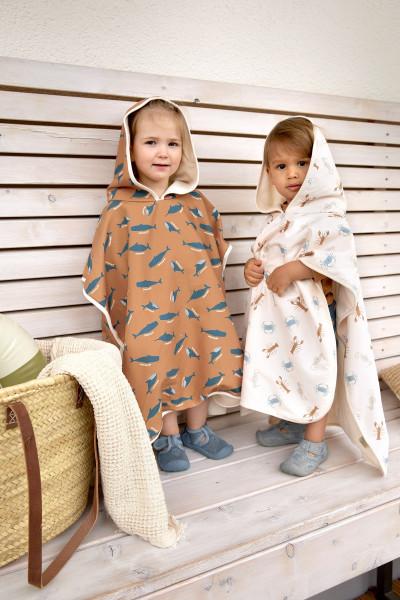 Image du produit Lässig Poncho Sea Animals milky