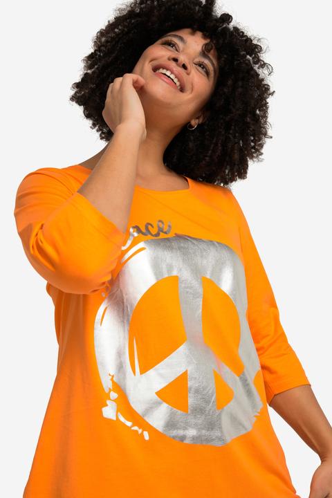 Produktbild Angel of Style T-Shirt, Peace-Zeichen, Rundhals, 3/4-Ärmel (48)