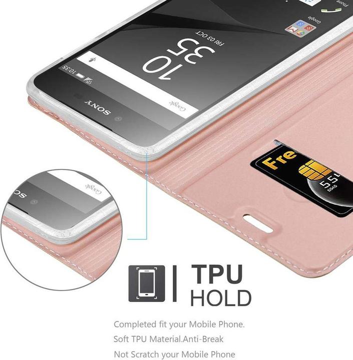 Actual product image Cadorabo Book Classy Style Cover (Sony Xperia Z5 Premium)