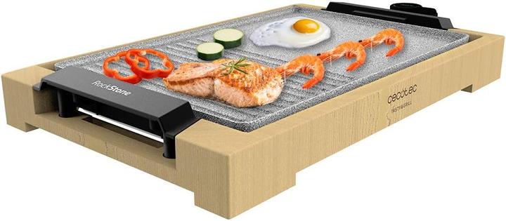 Image du produit Cecotec Plancha électrique compatible Tasty&Grill 2000 Bamboo MixStone