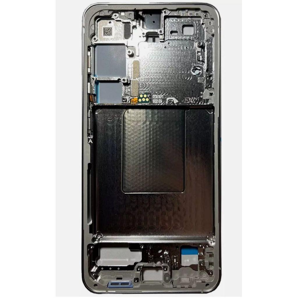 Samsung Galaxy S24+ Middle Frame Marble Grey (Samsung Galaxy S24+), Smartphone Hülle