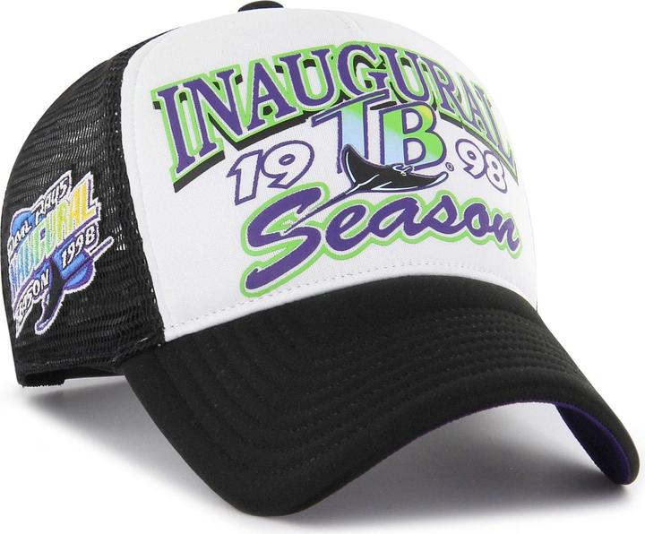 Actual product image 47 Brand Mesh Trucker Cap - Foam Champ Tampa Bay Rays