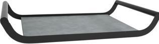 Tablett Flo Grau 37 Cm