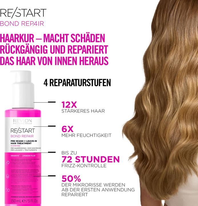 Actual product image Revlon Professional RE/START Bond Repair Pre-Wash + Leave-in Hair Treatment, 150ml (150 ml)