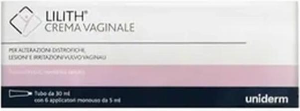 Actual product image Uniderm Lilith Vaginal Cream for Alterations Lesions and Irritations 30ml (30 ml, Intimate cream)