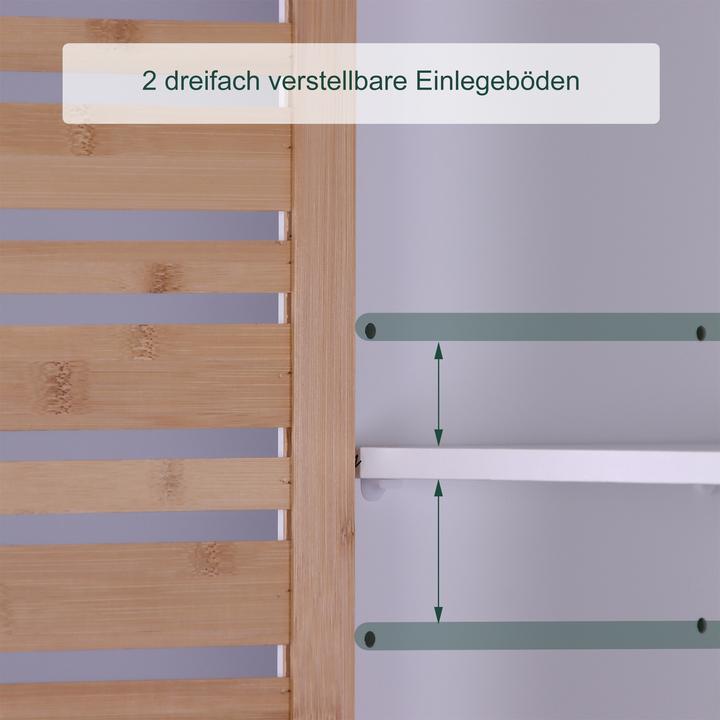 Actual product image Relaxdays Hoher Badezimmerschrank 190 cm (34 x 29 x 190 cm)