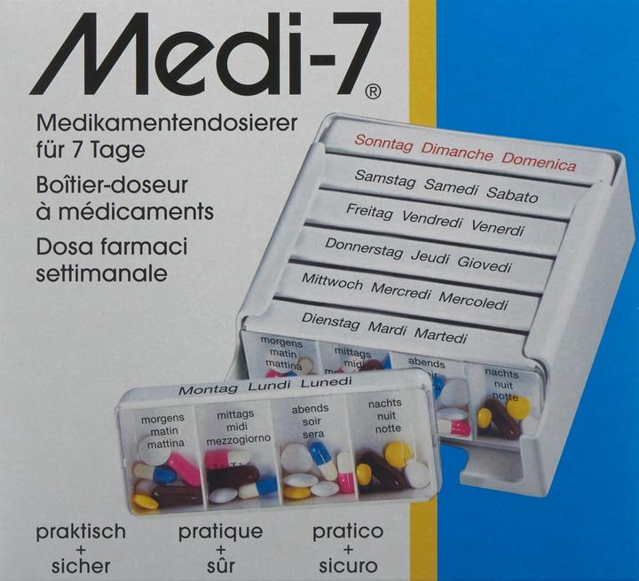 Actual product image Medi-7 Medication dispenser