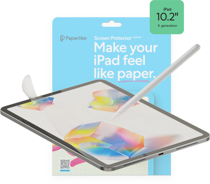 Productafbeelding Paperlike Schermbeschermer (2 Stuk, iPad 10.2 2019, iPad 10.2 (2020), IPad 10.2 (2021))