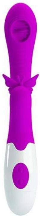 Actual product image Pretty Love Moth Licks & Vibrates - Purple