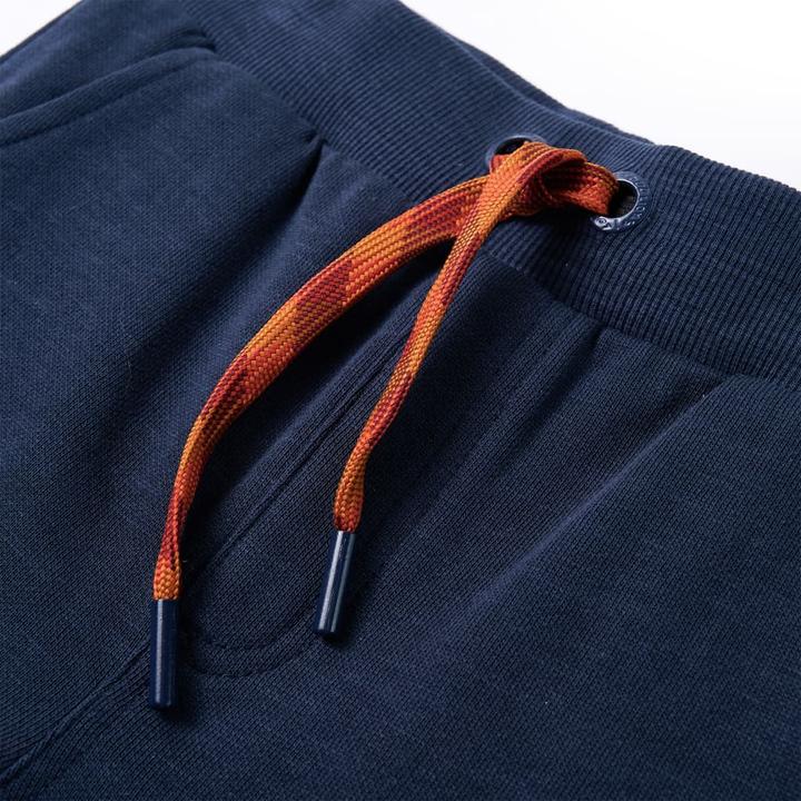 Actual product image VidaXL Children's tracksuit bottoms navy blue melange 92,Material: 92 (92)