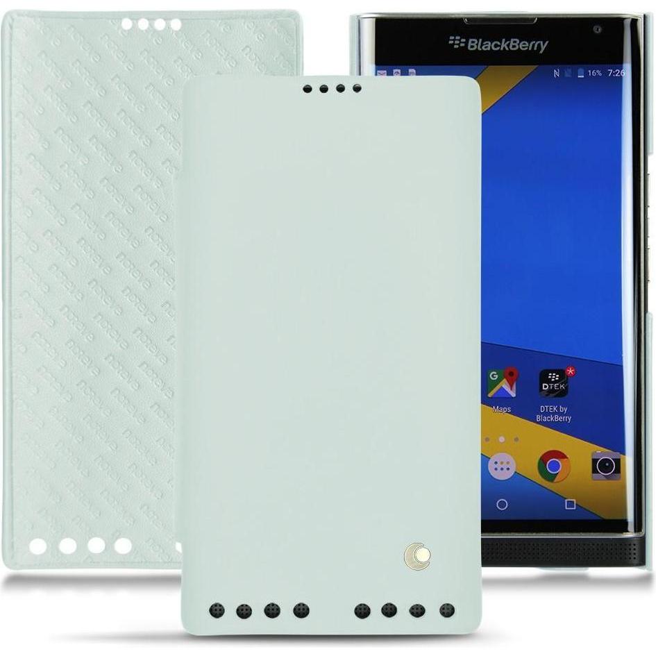 Thumbnail - Noreve Lederschutzhülle horizontal (Blackberry Priv), Smartphone Hülle, Blau