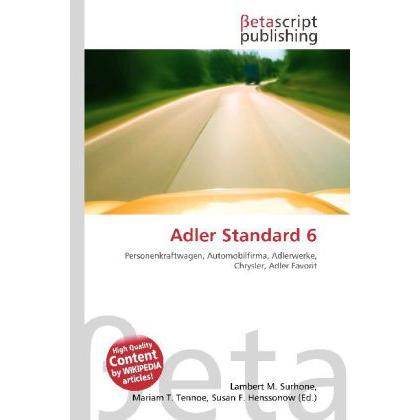 Adler Standard 6, Ratgeber