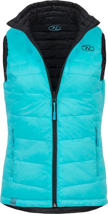 Actual product image Highlander Ladies Reversible Gilet Bk/Turq S (S)