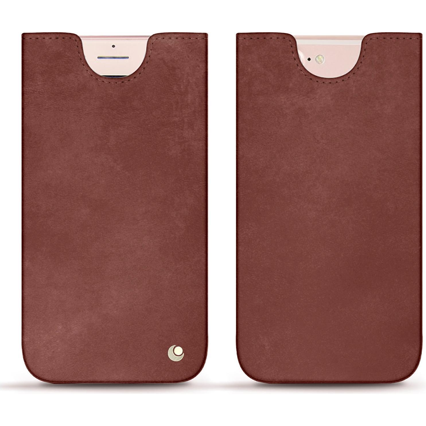 Noreve Lederschutzhülle (Apple iPhone 7 Plus), Smartphone Hülle, Rot