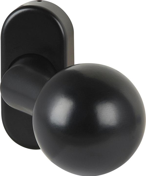 Deep black similar to RAL 9005 (plastic coating)