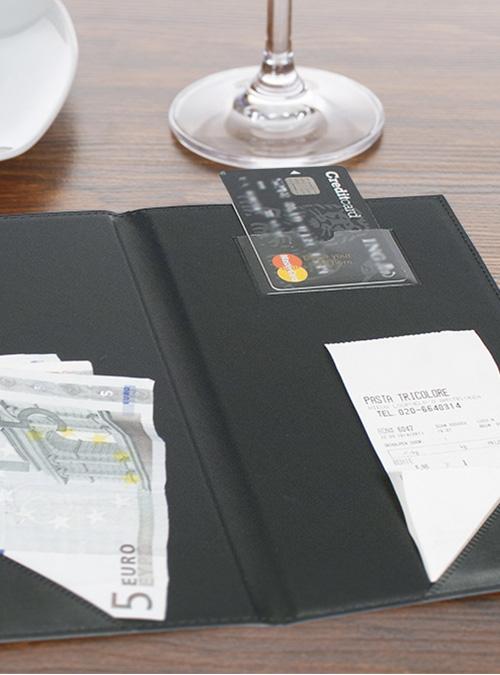 Image du produit Securit Porte-factures CLASSIC, noir (1x)