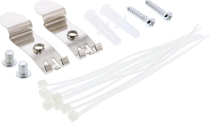 Produktbild InLine Patchfeld flach Cat.6A 8-fach Montage auf Hutschiene TS35 schwarz RAL9005