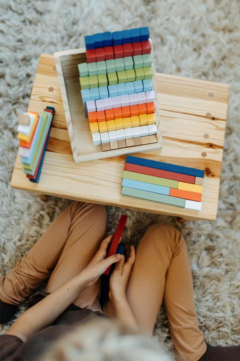 Actual product image small foot Calculation sticks XL learning box "Educate (German)