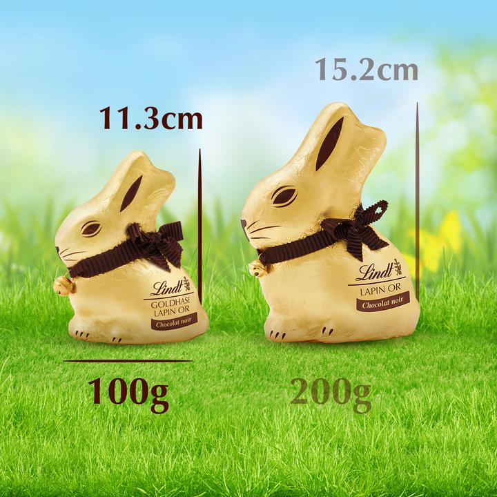 Actual product image Lindt Gold Bunny Dark 60% Cocoa (100 g)