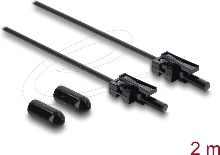Produktbild Delock LWL POF Kunststoff Kabel HFBR 4532-4532Z Simplex Stec (2 m)