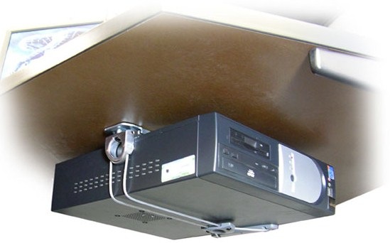 Actual product image Ergotron Universal Cpu Holder Dark Grey