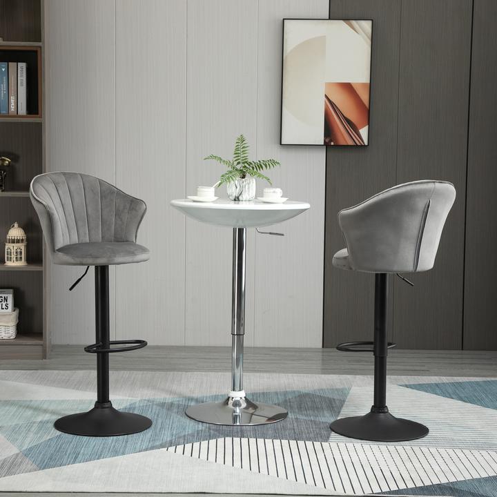 Actual product image Homcom Bar stool set of 2