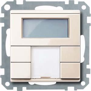 Merten Taster 2fach plus mit MEG6212-0344, Thermostat, Weiss