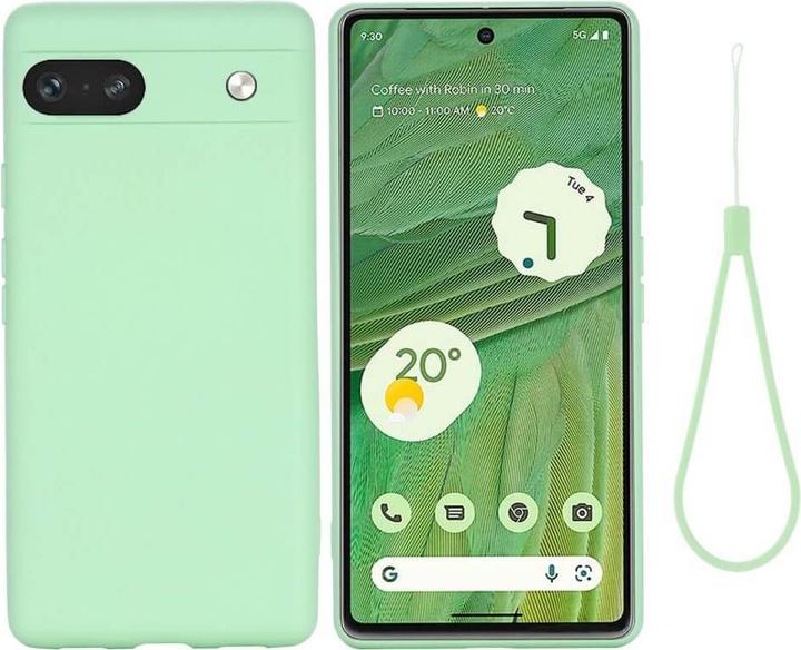 Cover-Discount Google Pixel 7a - Silikon Gummi Hülle grün (Google Pixel 7a)