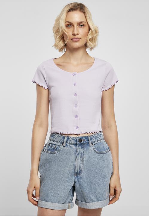 Immagine prodotto Urban Classics Maglietta da donna a costine con bottoni - 12114 (3XL)