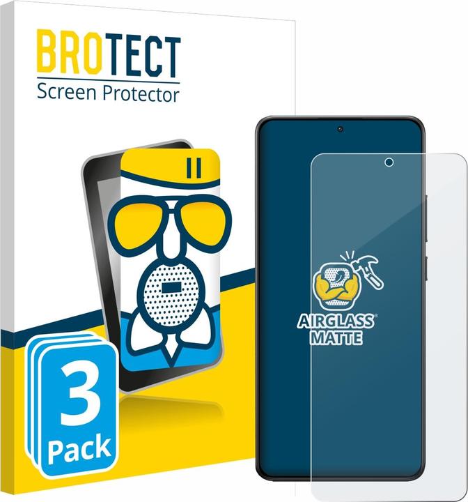 Actual product image BROTECT AirGlass Glass Matte (3 pcs., Xiaomi Poco X7 Pro)
