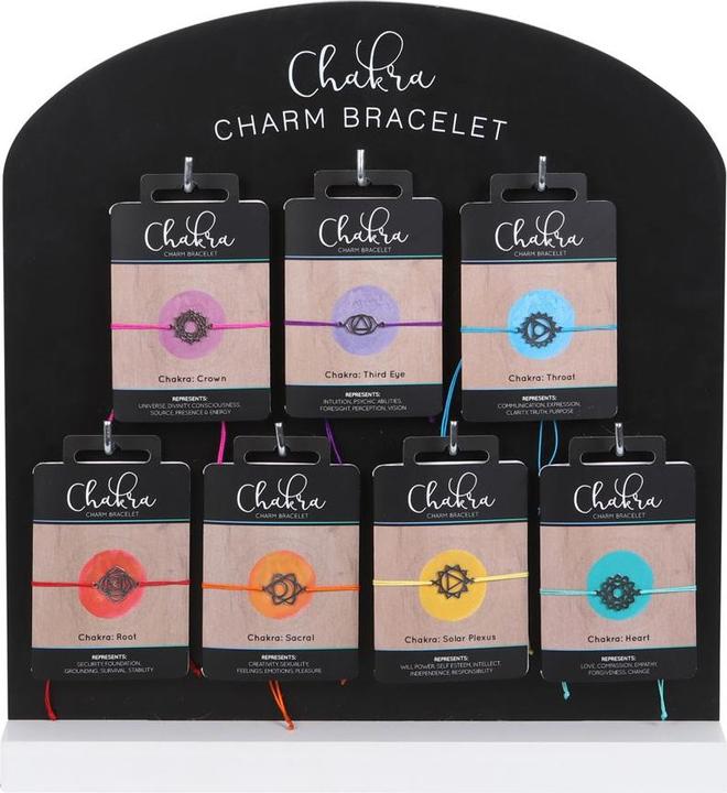 Immagine prodotto Something Different Bracciale Charm Chakra (confezione da 49) (100% materiale sintetico)