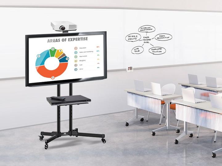 Produktbild Maclean Universal Fernseh Ständer Wagen MC-661 (50 kg, 32" - 55")