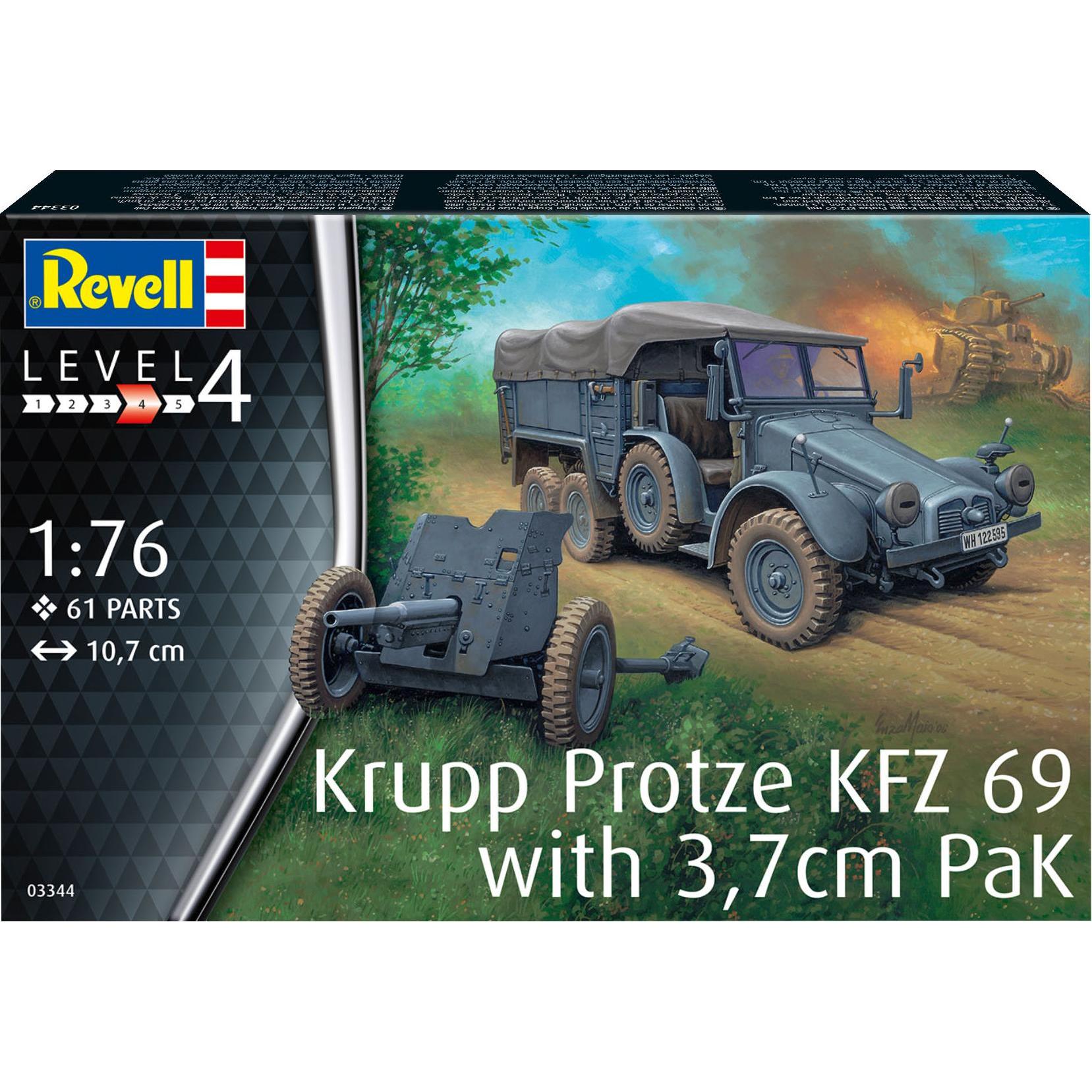 Thumbnail - Revell Krupp Protze KFZ 69 with 3,7cm Pak