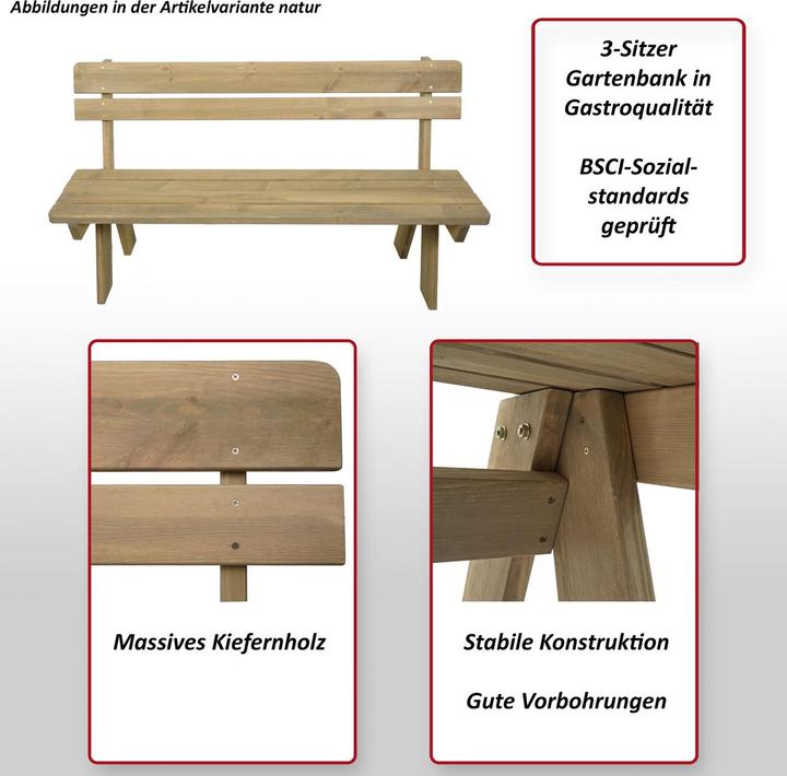 Image du produit JOHN316 Holzbank