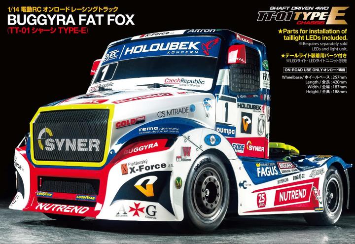 Produktbild Tamiya Buggyra Fat Fox RaceTruck TT-01E (Kit)