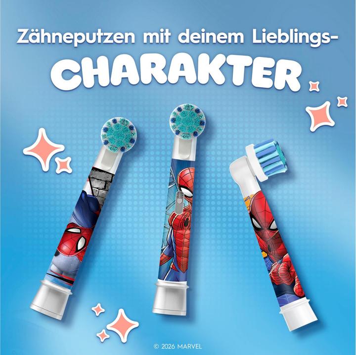 Immagine prodotto Oral-B Aufsteckbürsten Kids Spiderman 4er Aufsteckbürsten (4x)