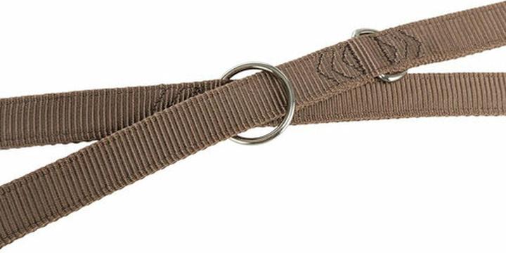 Image du produit Trixie Laisse ajustable premium, double, L-XL : 2.00 m/25 mm, brun (L, XL, Chien)