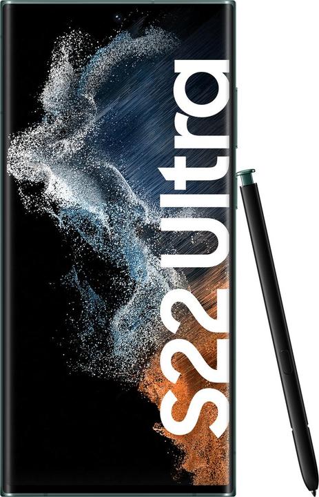 Produktbild Samsung Galaxy S22 Ultra EU (256 GB, Green, 6.80", Dual SIM, 5G)