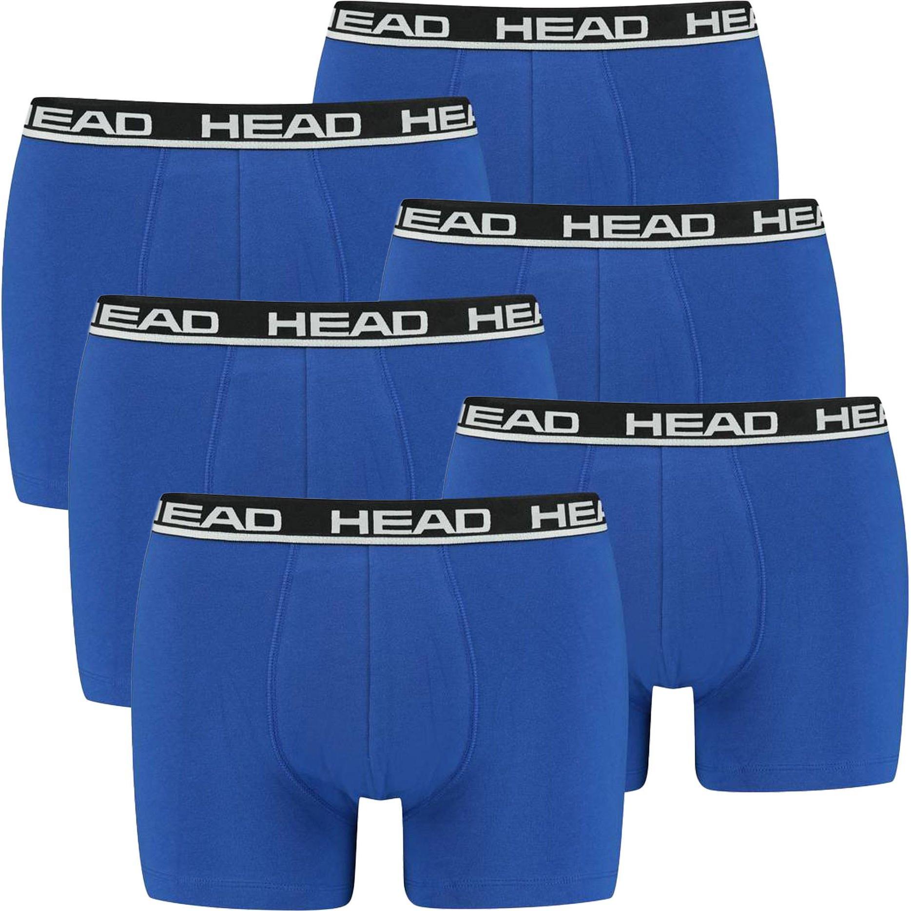 Head, Herren, Unterhosen, Boxershort Casual Stretch Basic Boxer 2P, Mehrfarbig, (L, 6er Pack)