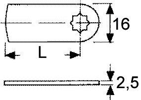 Actual product image WKS - P5000 Locking latch (Locking cylinder)