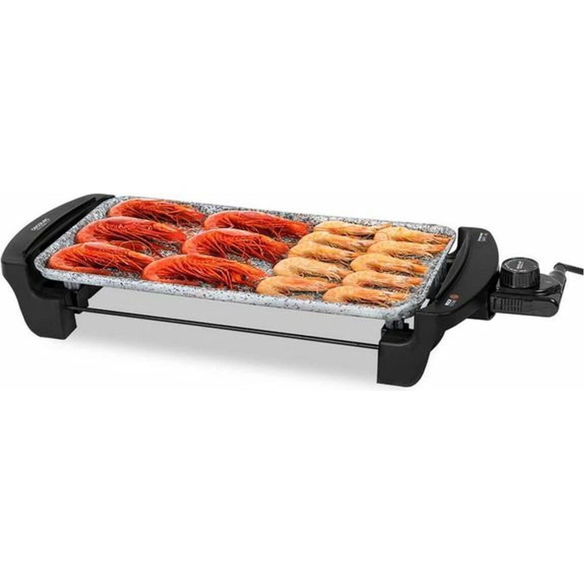 Cecotec Plancha électrique compatible Rock&Water 2000, Tischgrill, Schwarz