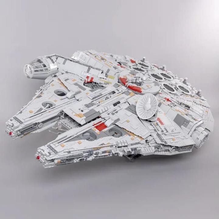 Actual product image iDisplayit Acrylic stand 2 in 1 for LEGO® 75192 Star Wars UCS Millennium Falcon