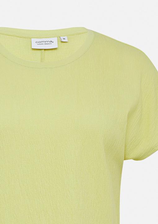 Produktbild Comma T-Shirt T-Shirt aus Strukturjersey im Relaxed Fit (34)