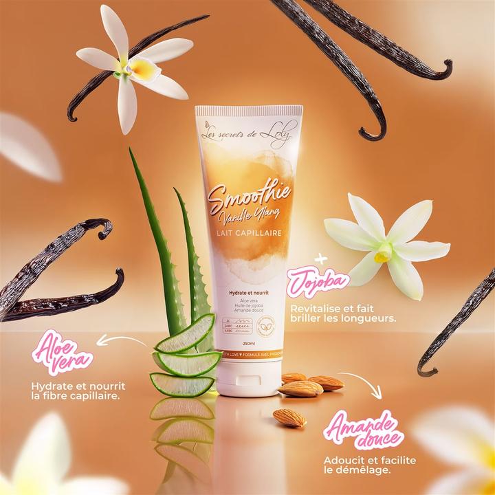 Actual product image Les Secrets de Loly Smoothies Vanilla Ylang Lait Capillaire (250 ml)